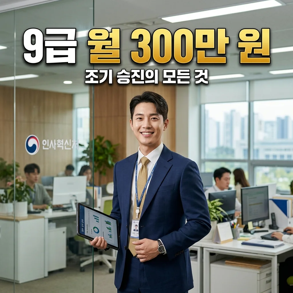 9급 공무원 월급 300만 원 시대? 조기 승진 조건과 보수 체계 완벽 정리