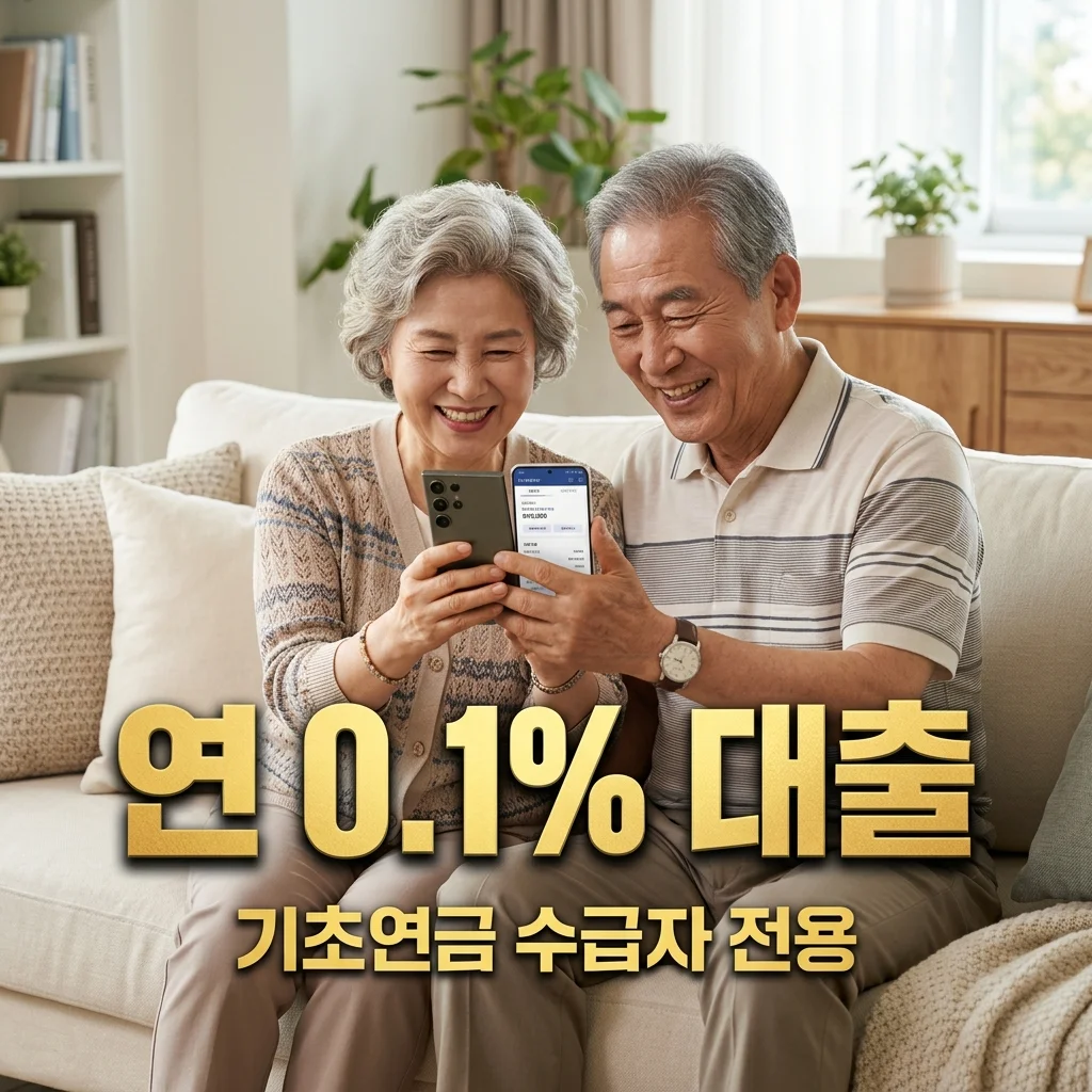 신한 기초연금 비상금대출 신청방법: 연 0.1% 금리 50만원 혜택 정리