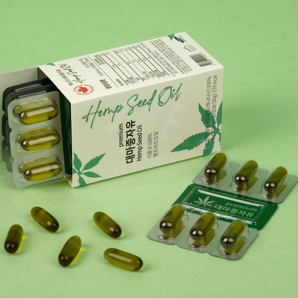 대마종자유 프리미엄 1000mg 30캡슐 4박스 캐나다 햄프씨드 대마씨유 [원산지:캐나다산] 상세 이미지 7