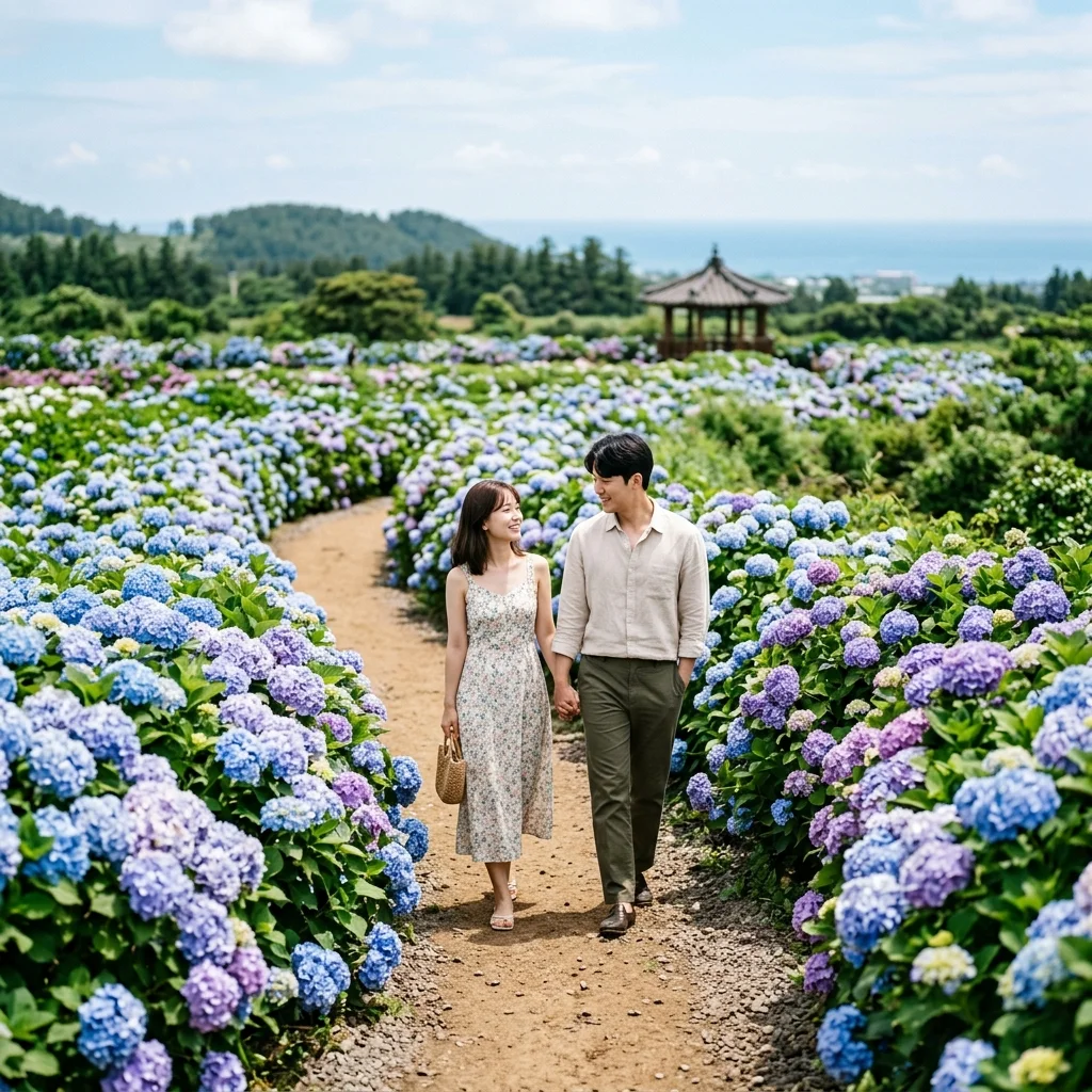 6월의 낭만, 공주 유구 수국축제로 떠나볼까요?