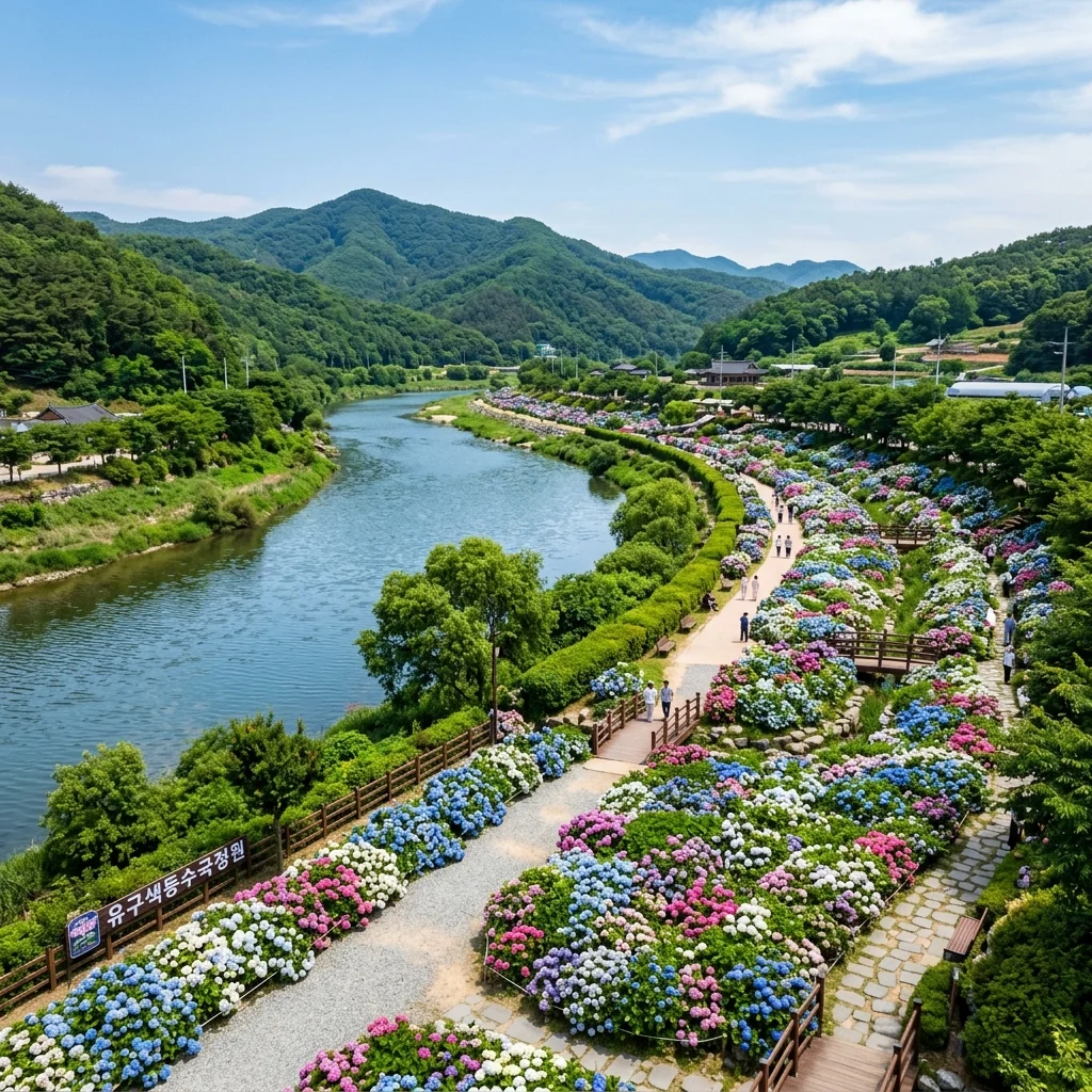 초여름의 낭만, 공주 수국축제로 떠나볼까요?