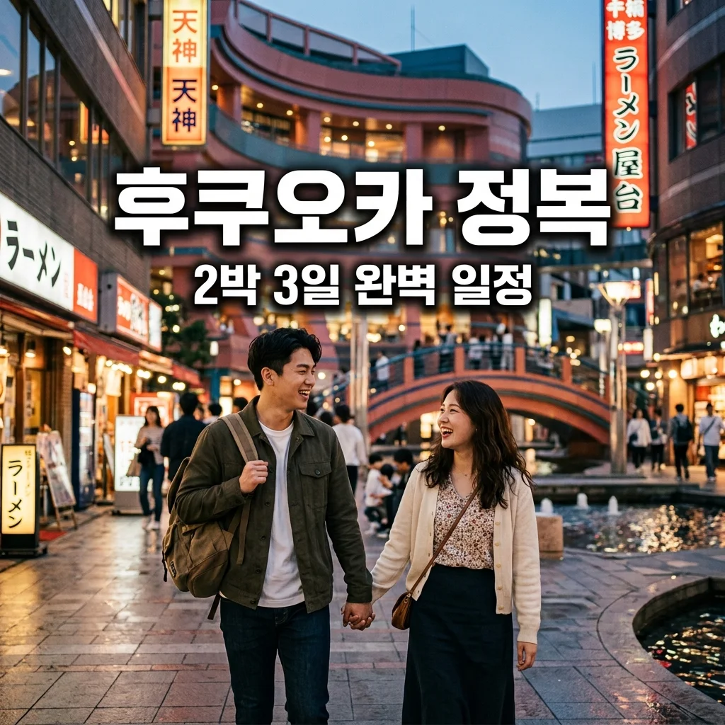 후쿠오카 여행 코스 및 경비 총정리: 2박 3일 최적의 일정 가이드