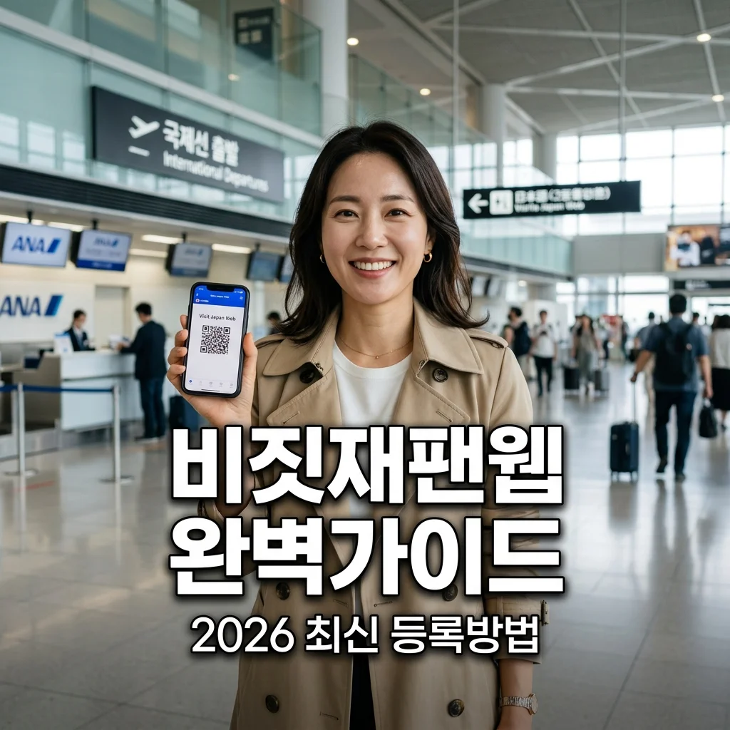 비짓재팬웹 등록방법 2026 최신판: QR코드 발급부터 동반가족 등록까지 5분 컷