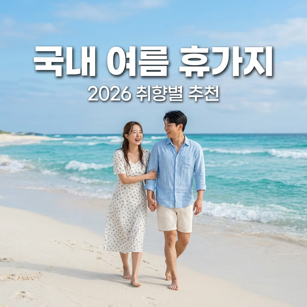 국내 여름 휴가지 추천! 2026년 트렌드 반영 취향별 베스트 5곳