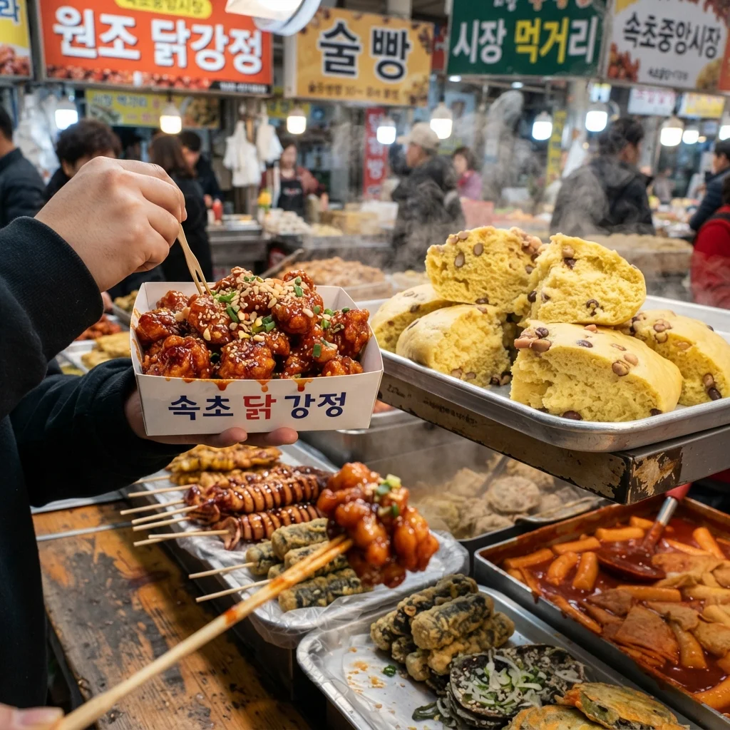 미식가의 천국, 속초 중앙시장(관광수산시장)