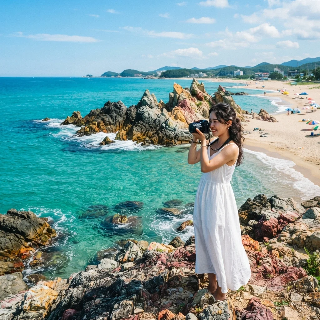 인생샷 제조기! 아야진 해변과 능파대