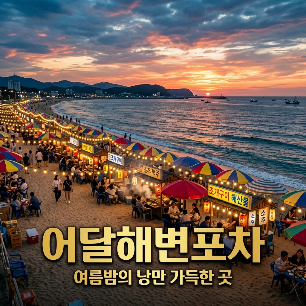 어달해변포차 2026 운영기간 메뉴 명당 자리 잡는 꿀팁 총정리