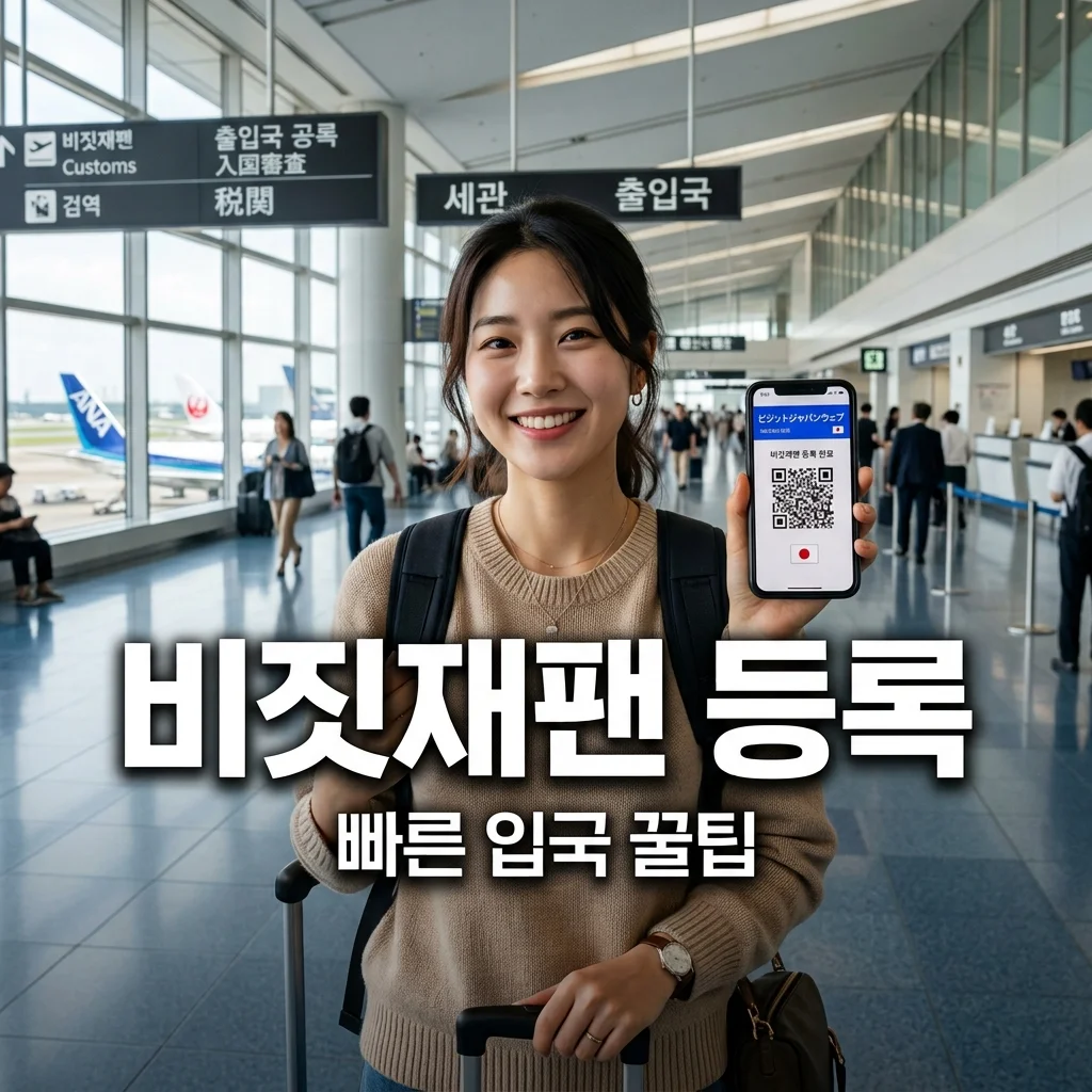 비짓재팬 등록방법 총정리! 5분 만에 QR코드 발급받고 일본 입국 빠르게 하는 법