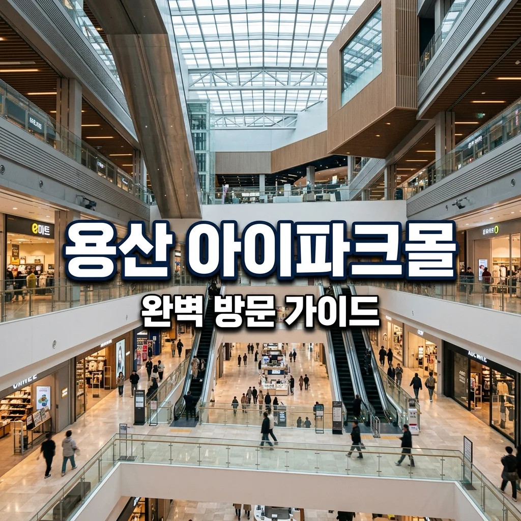 용산 아이파크몰 완벽 가이드: 팝업스토어 맛집 주차 할인 꿀팁 총정리