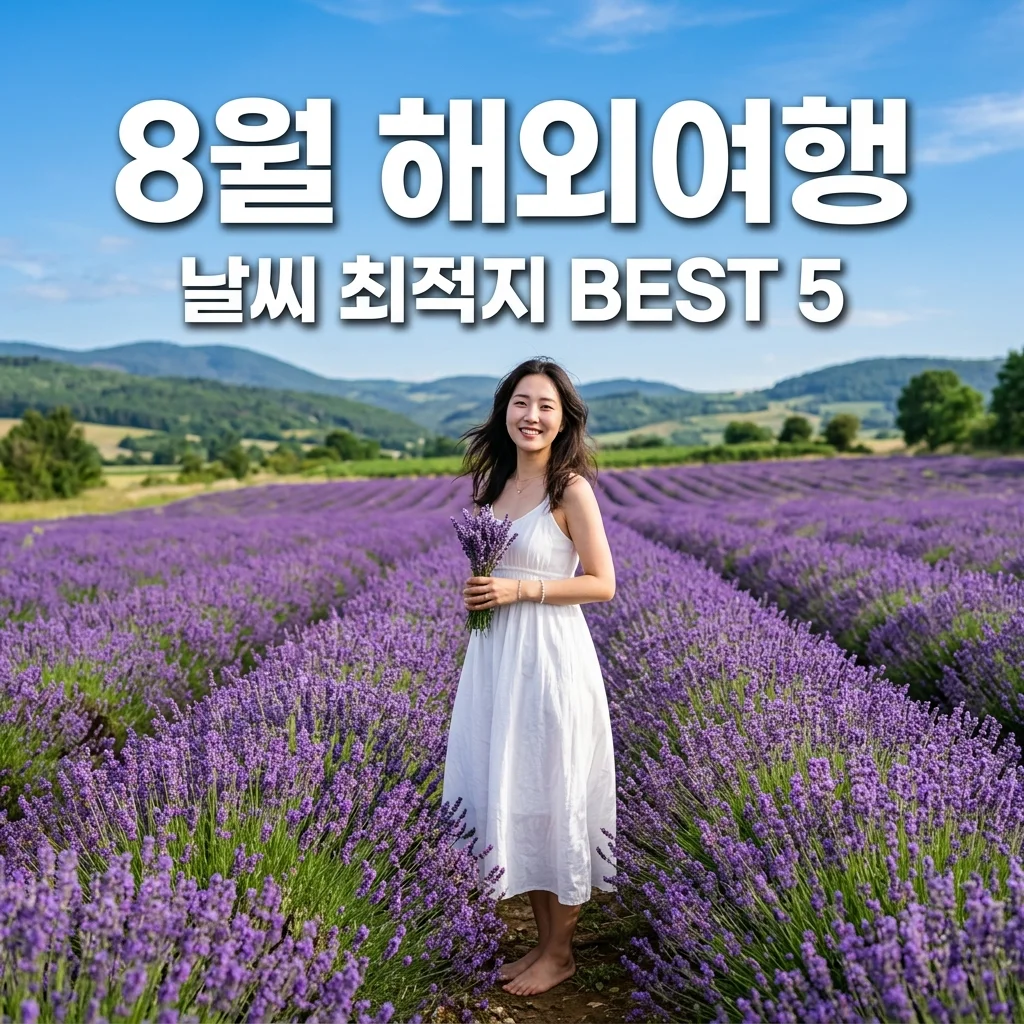 8월 해외여행지 추천, 날씨 걱정 없는 BEST 5 (인생샷+휴양 완벽 정리)