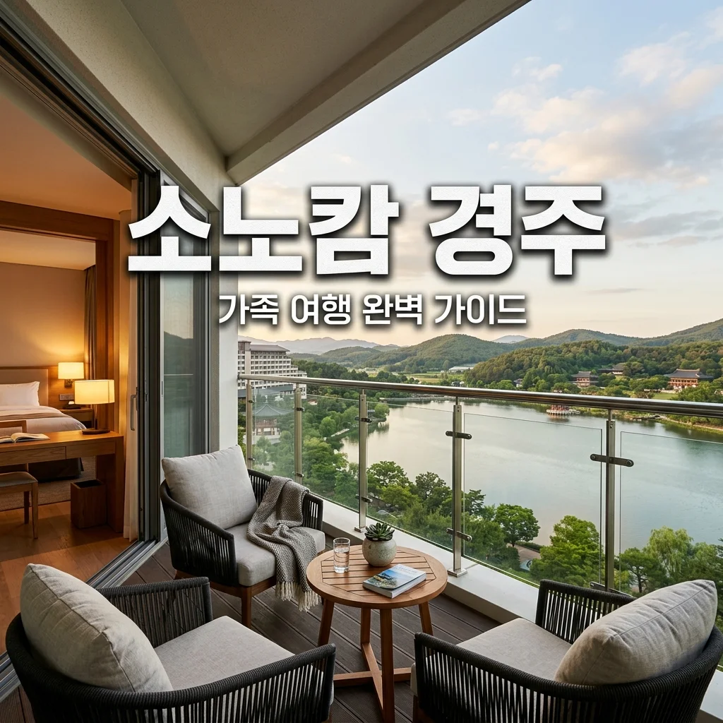 소노캄 경주 완벽 가이드: 레이크뷰 룸 추천부터 풀앤스파 이용 꿀팁까지