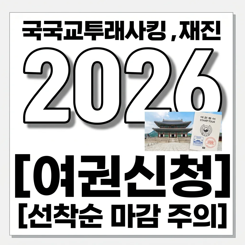 국가유산청 여권신청 방법 및 2026년 일정 총정리 (선착순 팁)