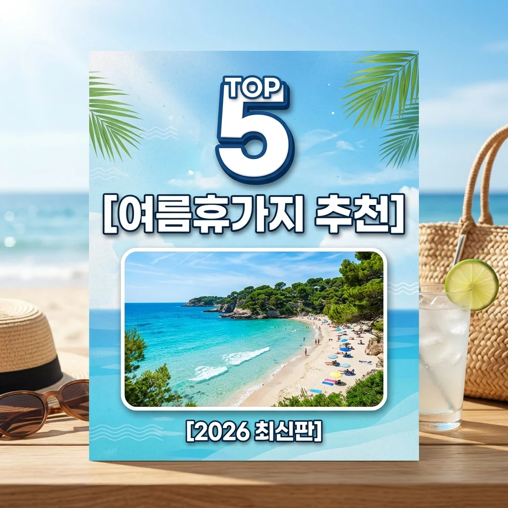 국내 여름 휴가지 추천 TOP 5: 2026년 트렌드 반영 취향별 완벽 가이드
