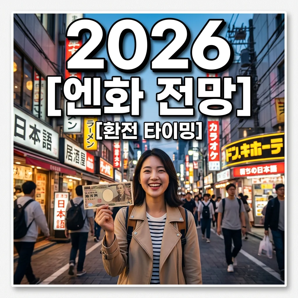 엔화 환율 전망 2026: 환전 타이밍과 엔테크 투자 전략 총정리