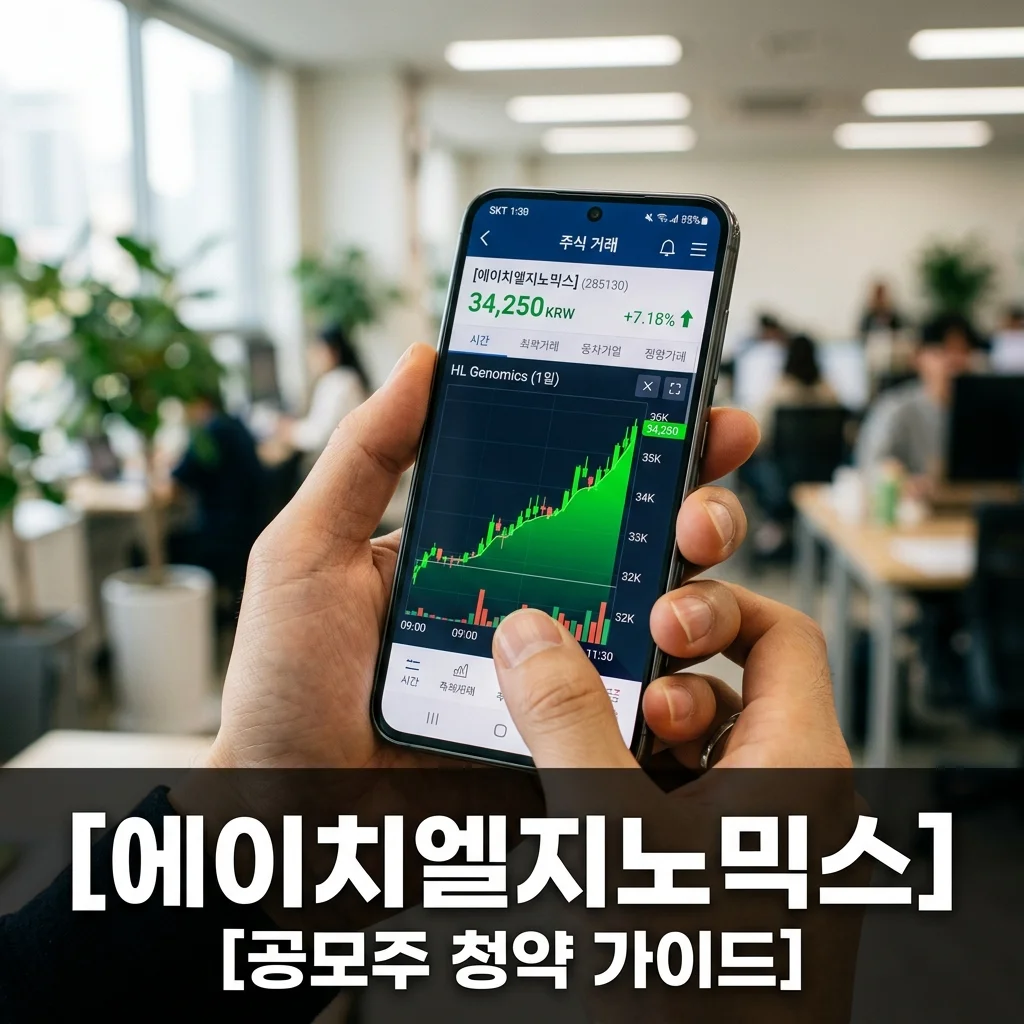 에이치엘지노믹스 공모주 청약 가이드: 공모가 21,500원 분석 및 배정 전략 총정리