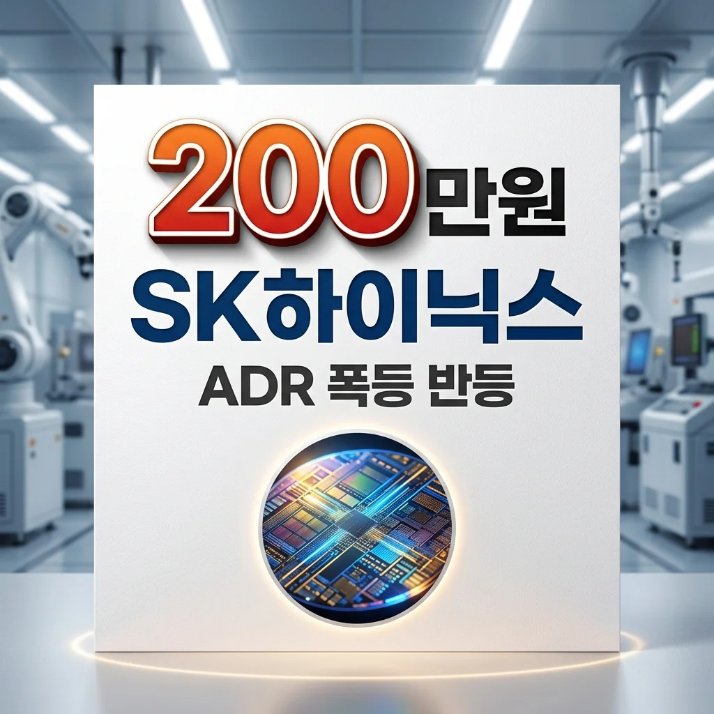 SK하이닉스 美 ADR 27% 폭등! 200만원 회복 이유와 향후 주가 전망 분석