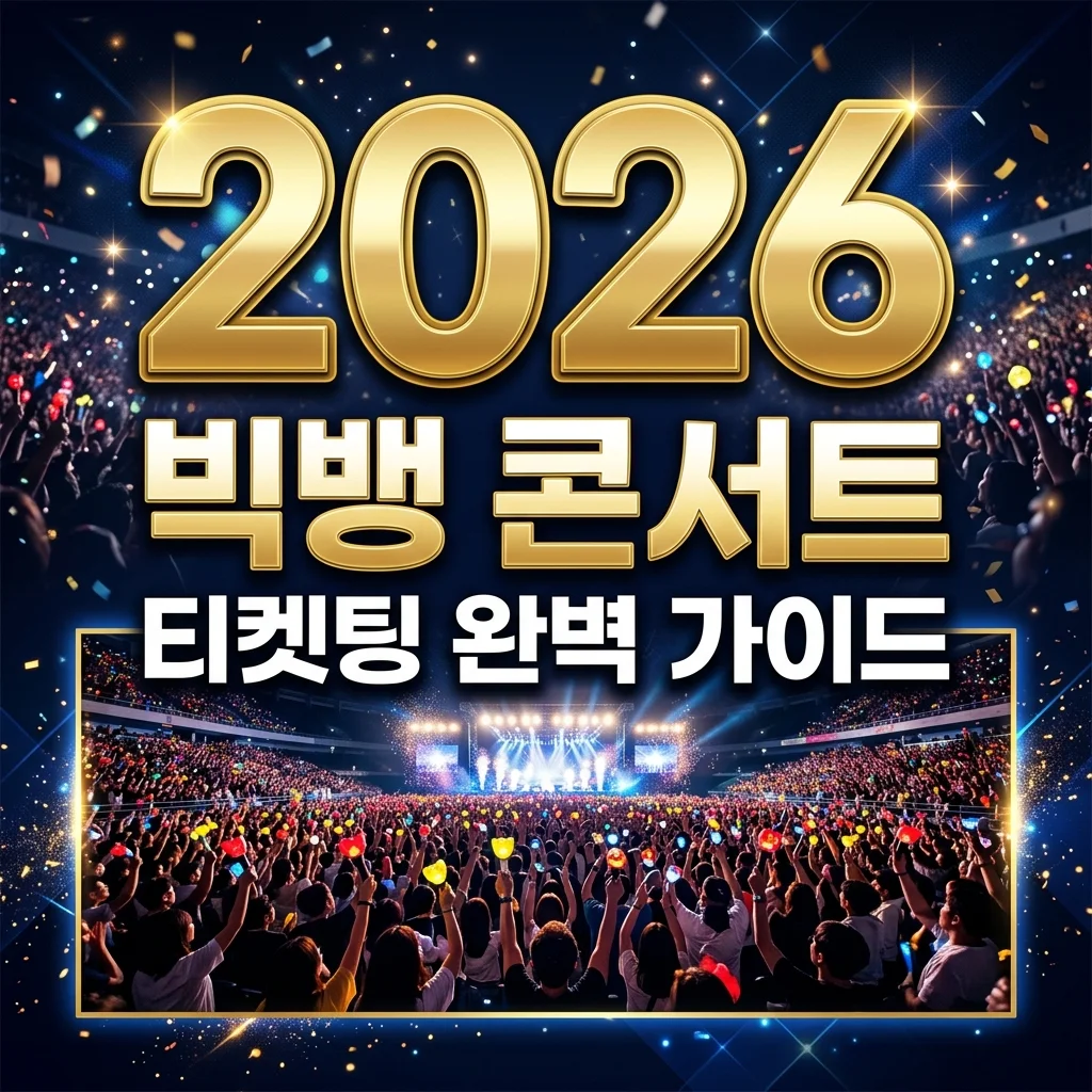 빅뱅 콘서트 2026 티켓팅 방법 및 일정 총정리 (쿠팡플레이 성공 팁)