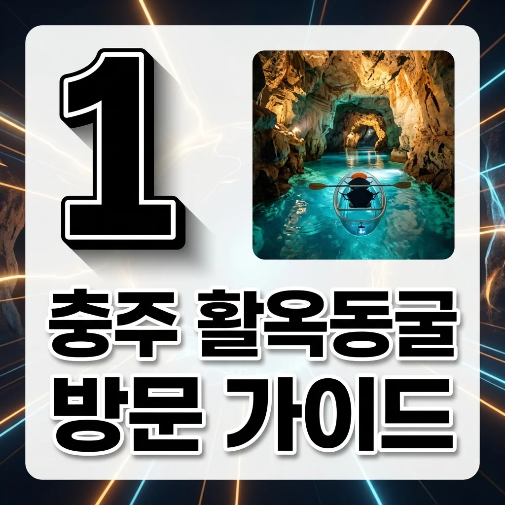 충주 활옥동굴 완벽 가이드: 입장료, 투명카약 체험 및 방문 꿀팁 총정리