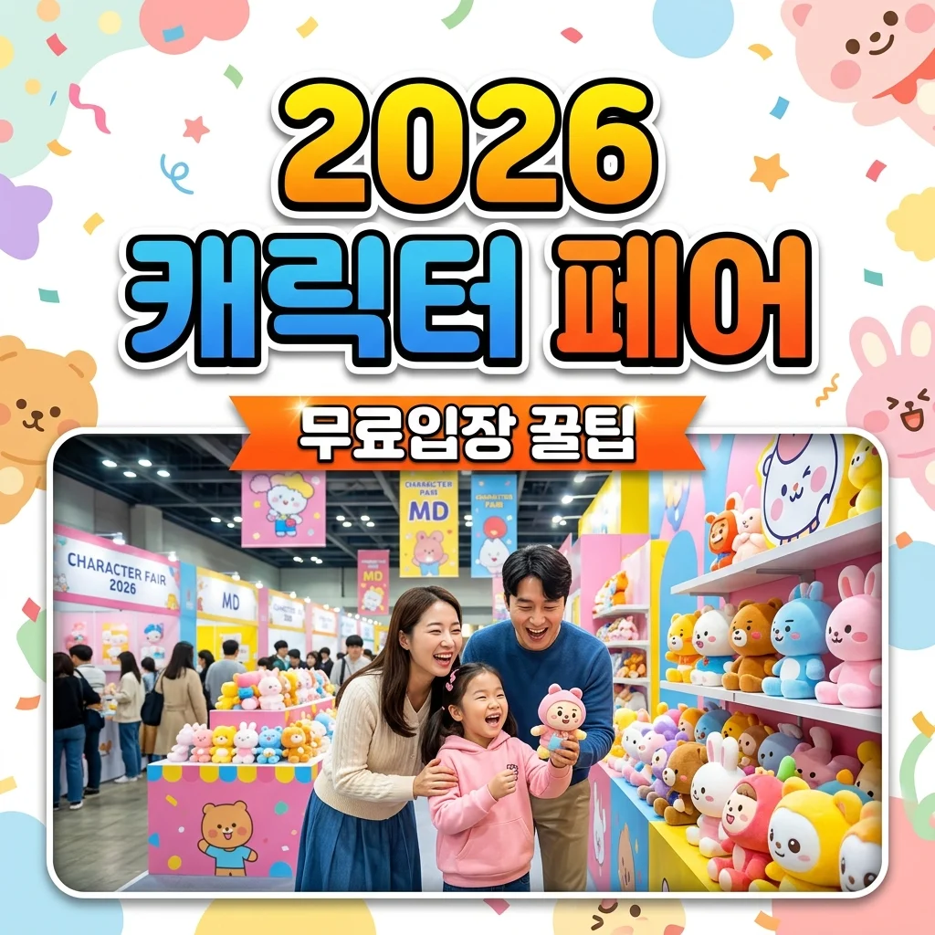 캐릭터 라이선싱 페어 2026 무료입장 방법 및 코엑스 방문 꿀팁 총정리