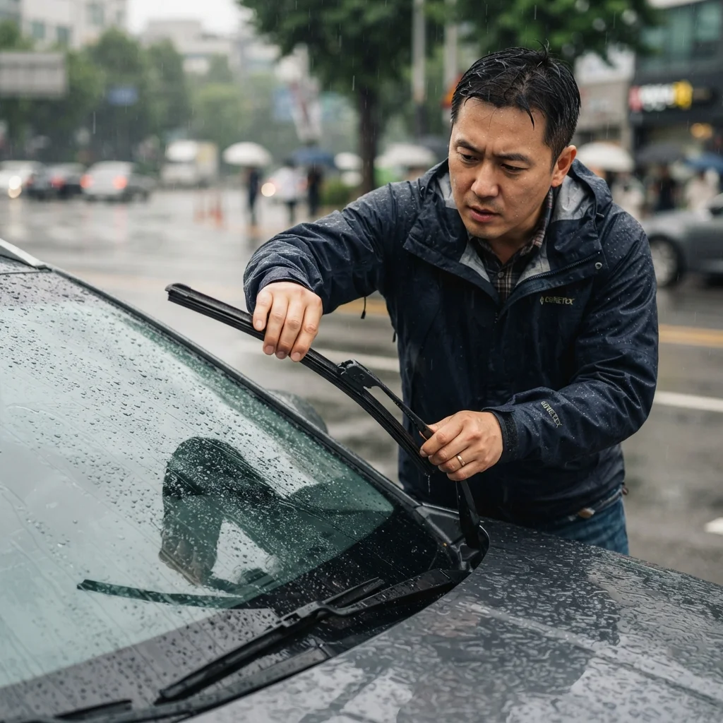 빗길 안전 운전, 자동차 필수 점검 단계