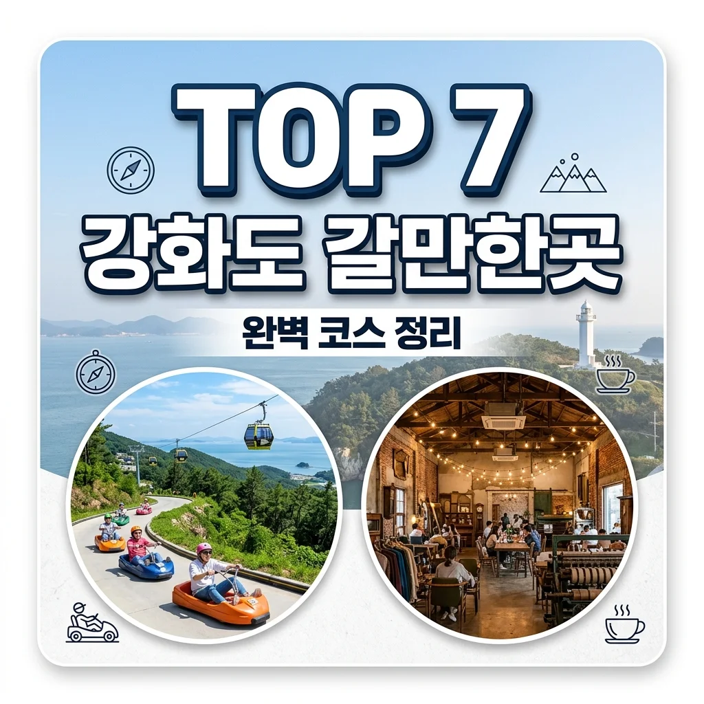 강화도 갈만한곳 BEST 7 | 루지부터 조양방직까지 완벽 코스 추천