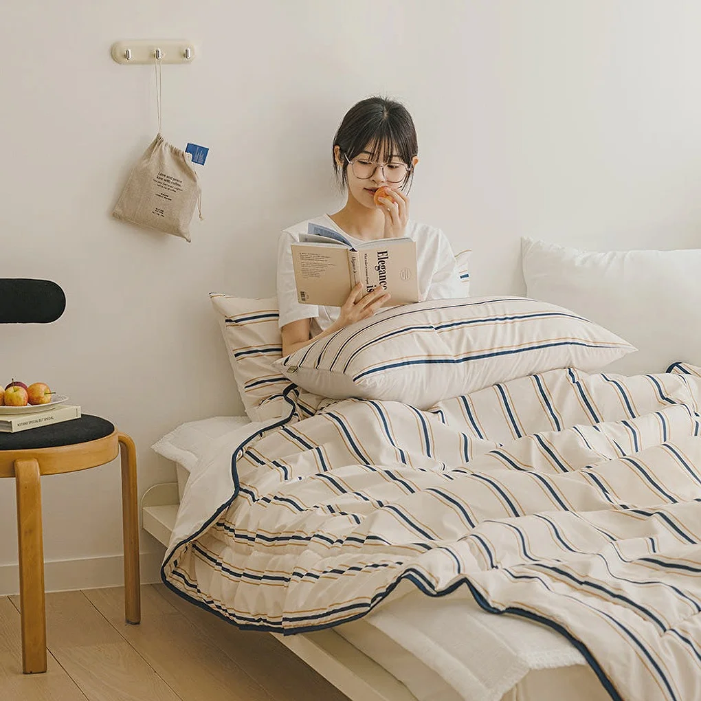 [네이버단독] 바자르 이불 냉감 썸머빌리지 먼지없는 양면 여름 차렵이불 SS 상세 이미지 7
