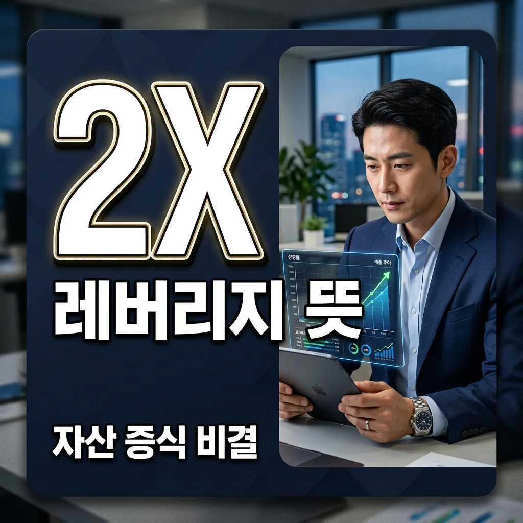 레버리지 뜻, 쉽게 이해하고 내 자산 효율적으로 불리는 법