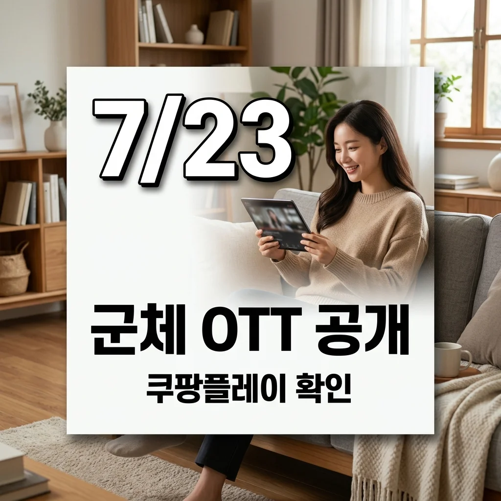 군체 OTT 공개일 및 쿠팡플레이 개별구매 가격 방법 총정리