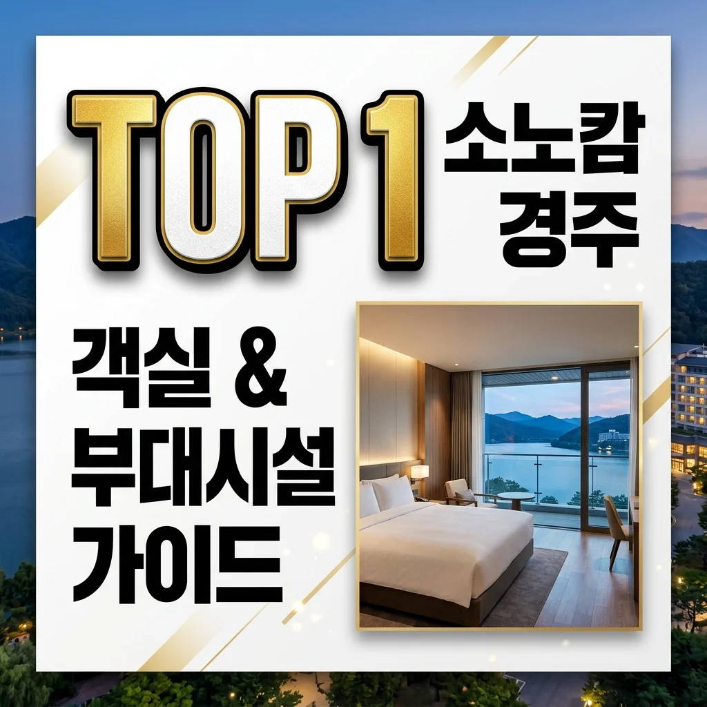 소노캄 경주 숙소 추천! 객실 선택부터 풀앤스파 조식 꿀팁까지 완벽 정리