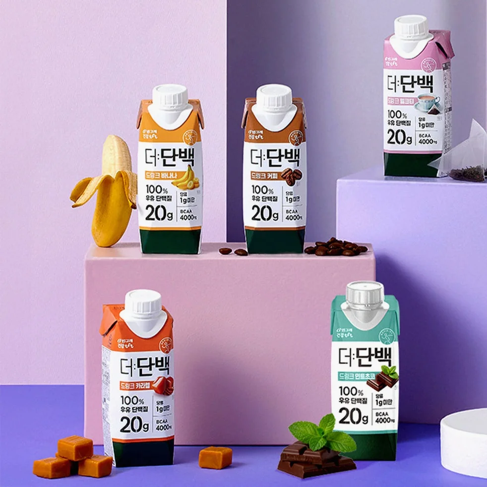 빙그레 더단백 250ml 6종 혼합 18개 단백질 음료 [원산지:상세설명에 표시] 상세 이미지 1