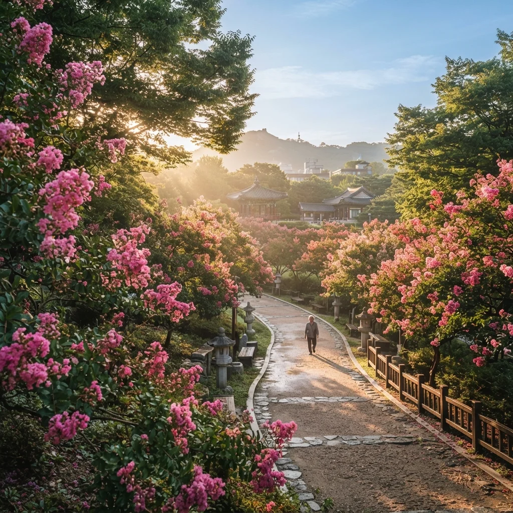 효창공원 배롱나무, 왜 다들 '오픈런'을 할까요?