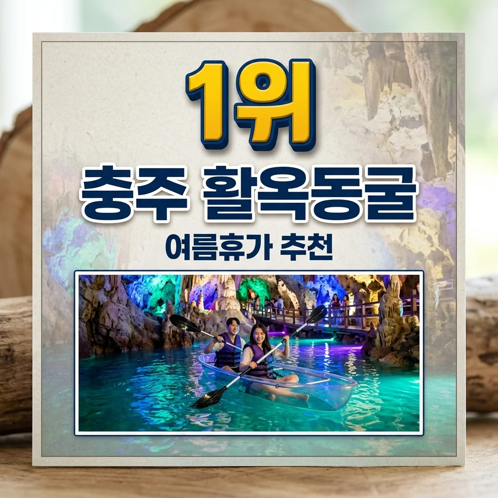 충주 활옥동굴 입장료 예약 카약 꿀팁! 7월 여름휴가 완벽 가이드