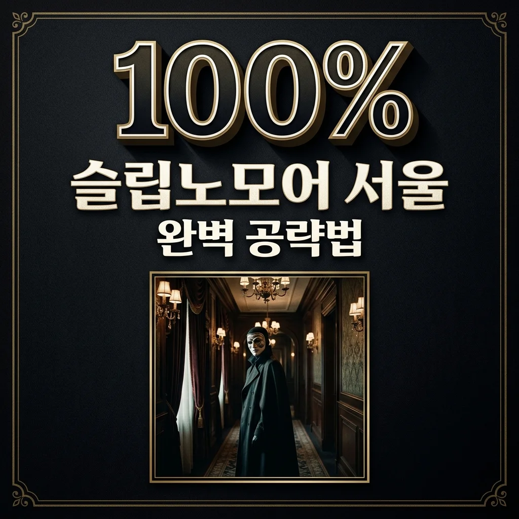 슬립노모어 서울 예매 가격 복장 꿀팁: 티켓값 뽕 뽑는 관람 가이드