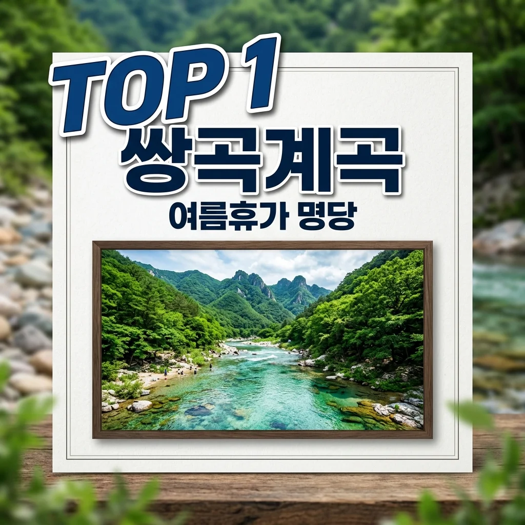 괴산 쌍곡계곡 명당 추천! 평상 대여부터 주차 꿀팁까지 완벽 가이드