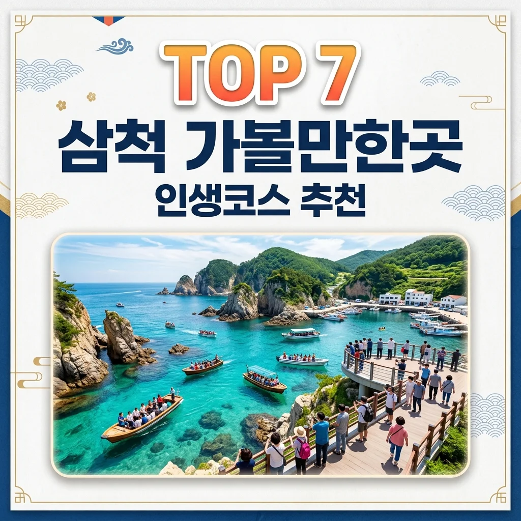삼척 가볼만한곳 TOP 7: 인생샷 보장하는 힐링 코스 완벽 정리