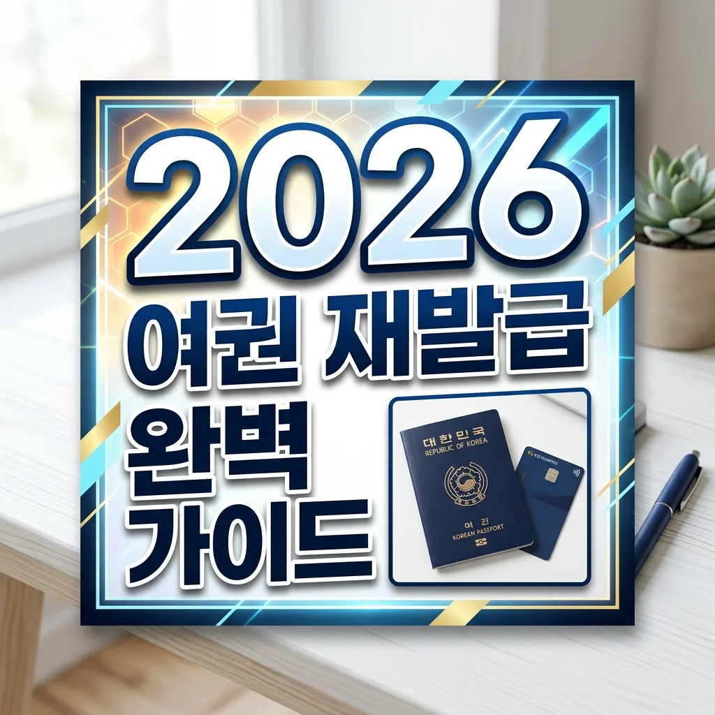 여권 재발급 방법 기간 비용 온라인 신청 준비물 총정리 (2026 최신)