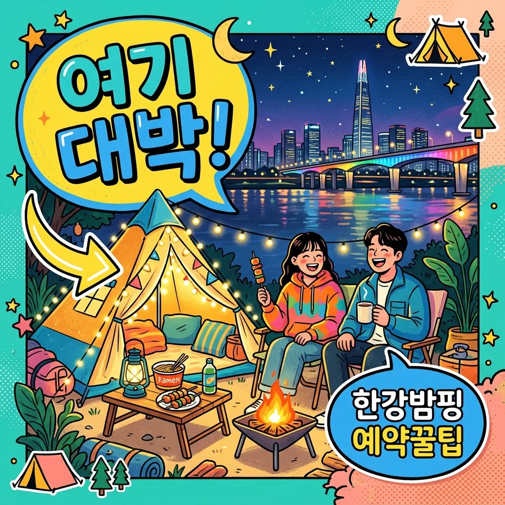 한강밤핑 예약 방법 & 꿀팁! 뚝섬 여의도 텐트 대여부터 이용 시간까지 총정리