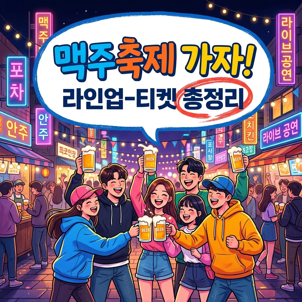 2026 송도 맥주축제 환상의 나라 비어랜드 라인업 및 입장권 꿀팁 총정리