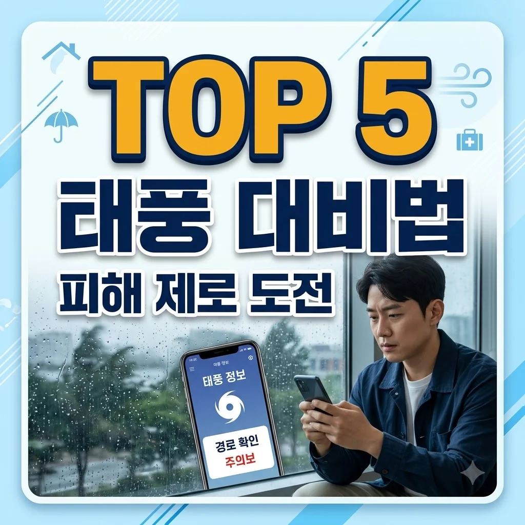 태풍 경로 확인 및 대비 방법: 피해 줄이는 필수 체크리스트 TOP 5