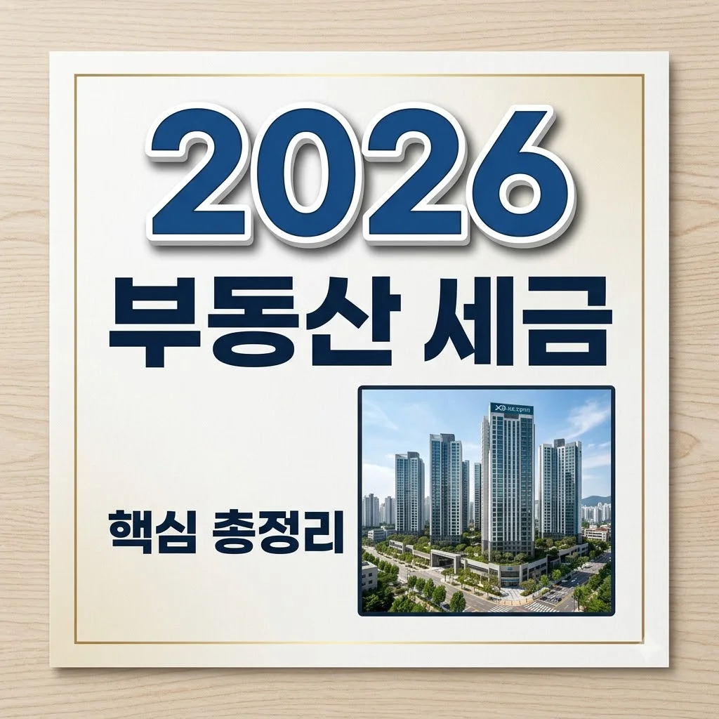 부동산 세제개편 2026 핵심정리: 실거주자는 웃고 투자자는 운다? (종부세·양도세 분석)