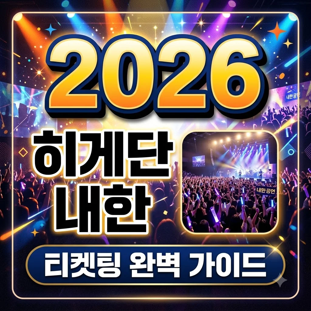 히게단 내한 2026 총정리: KSPO DOME 명당 좌석부터 티켓팅 성공 꿀팁까지