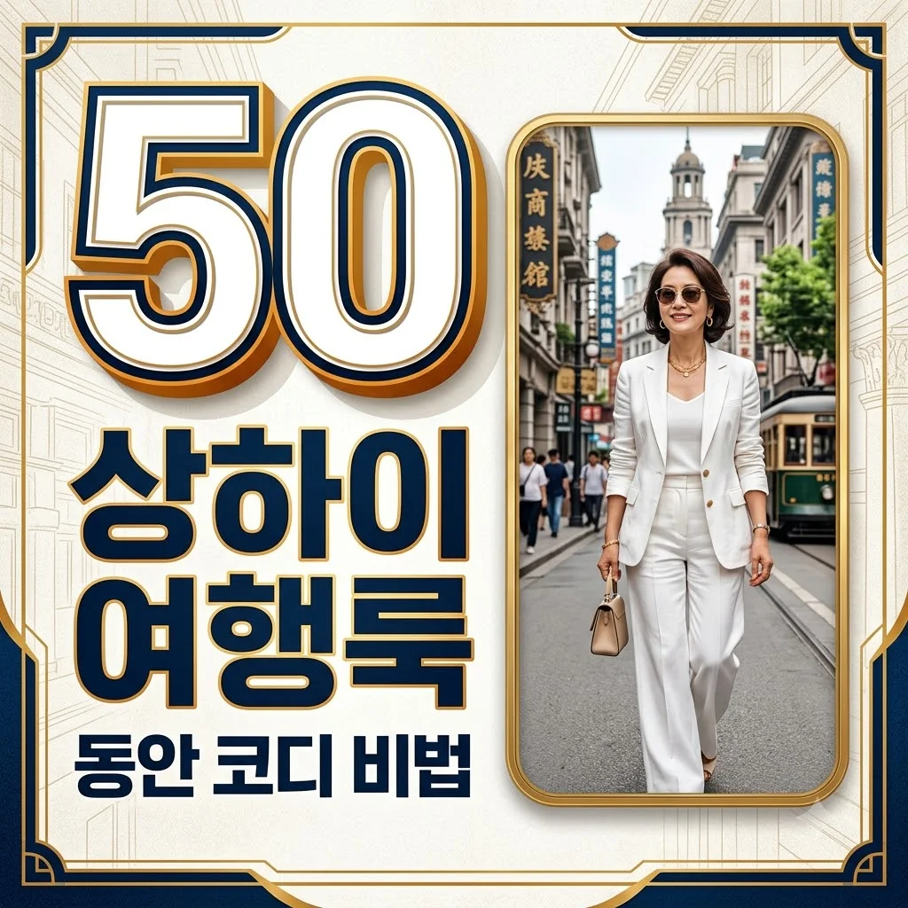 50세 여배우 상하이 여행룩 화제! 김희선 올화이트 코디 따라잡기