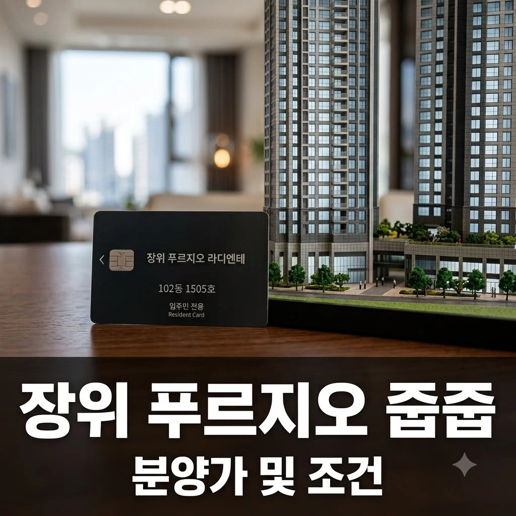 장위 푸르지오 마크원 무순위 줍줍 분양가 및 대출 조건 총정리