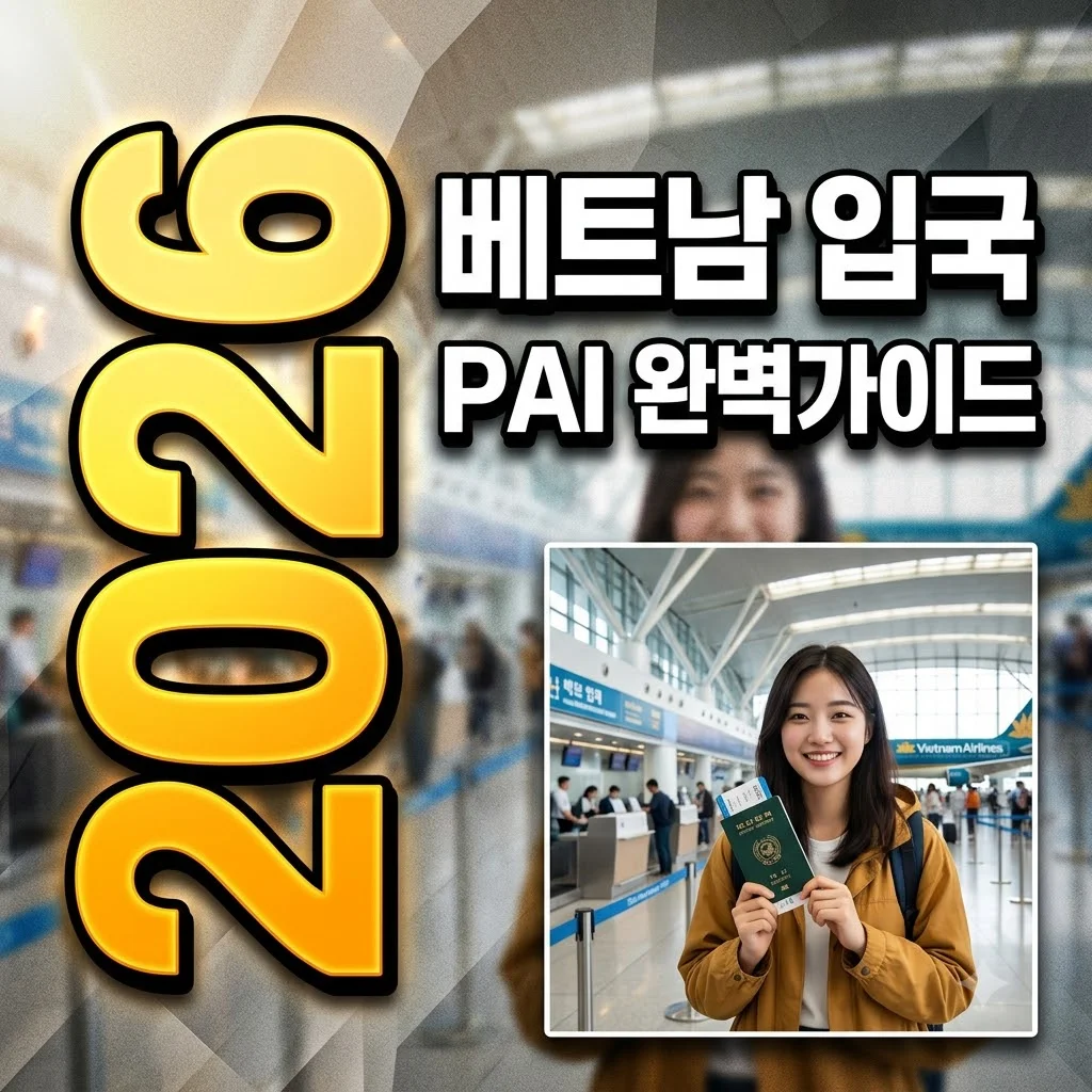 베트남 입국신고서 2026 최신 PAI 온라인 작성법 및 필수 주의사항
