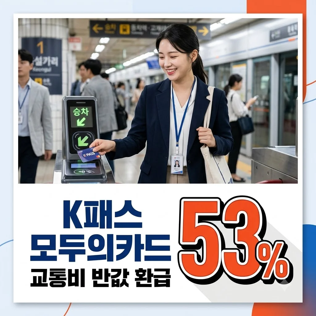 K패스 모두의카드 혜택 총정리! 전월실적 없이 교통비 환급받는 법
