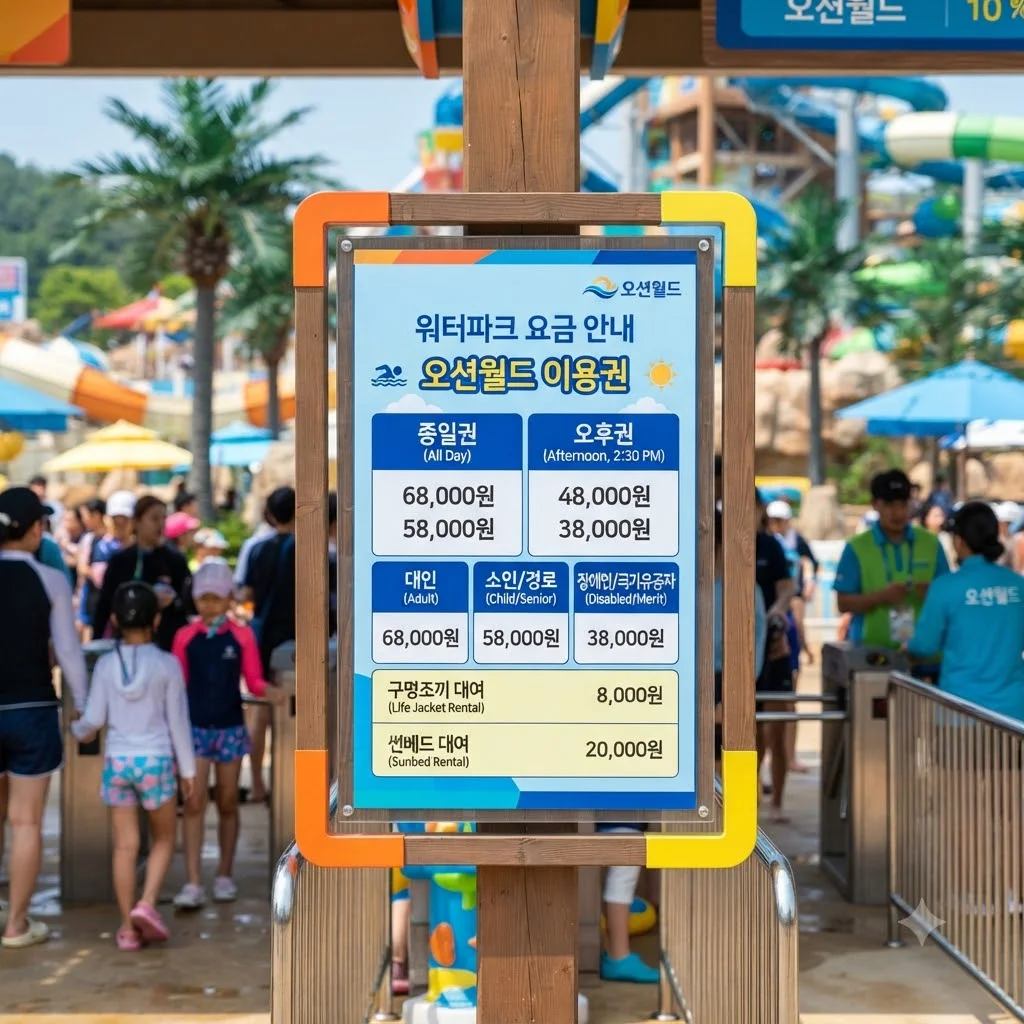 한눈에 보는 이용 정보 및 가격표