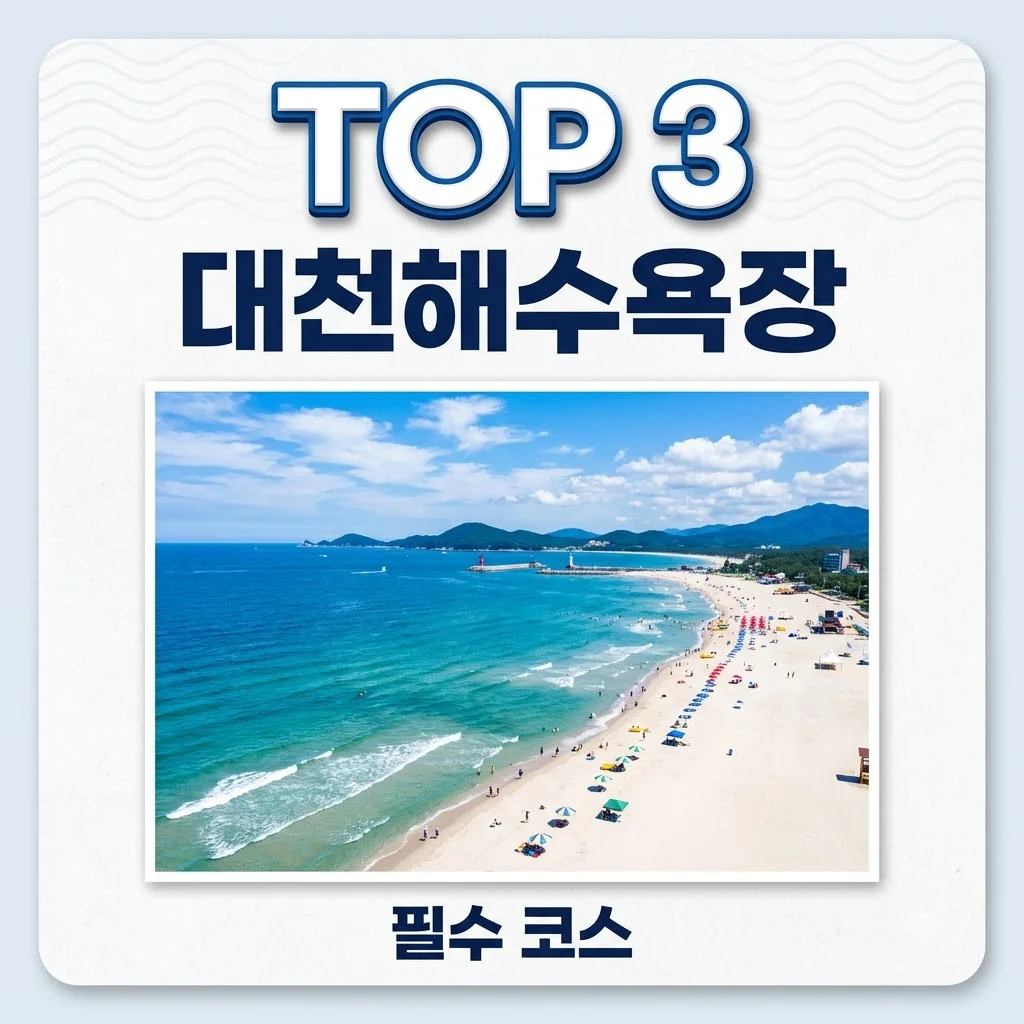 대천해수욕장 여행 코스 추천! 맛집부터 스카이바이크 예약까지 총정리