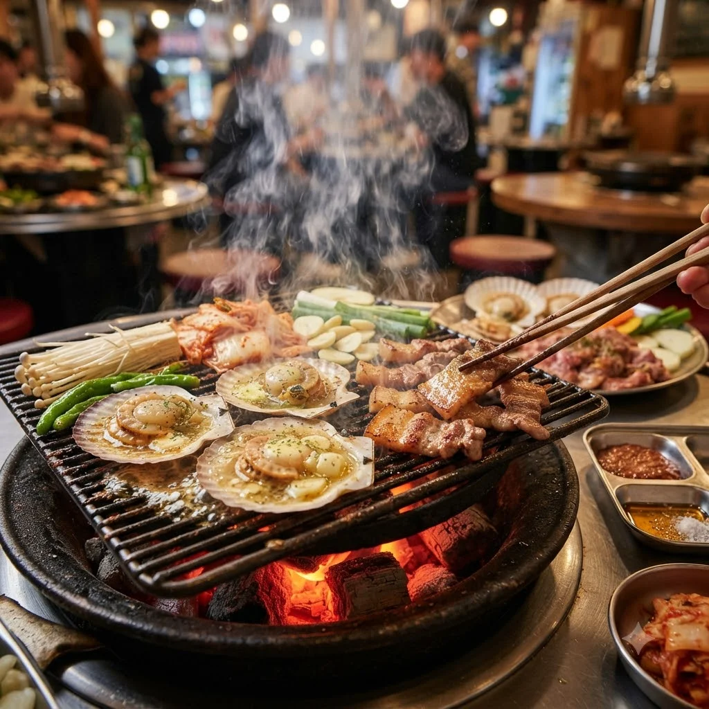 먹방 여행의 꽃! 조개구이 vs 키조개삼합 선택 가이드