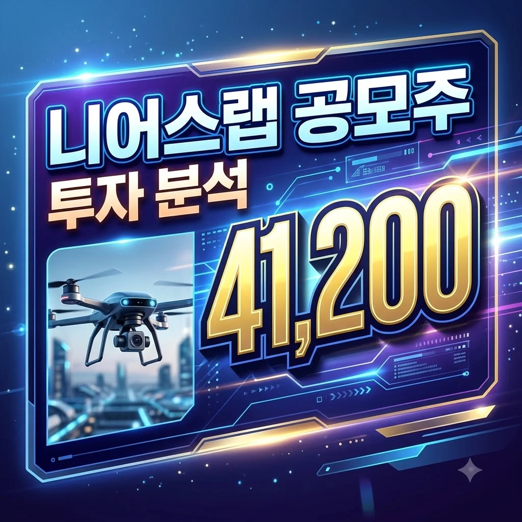 니어스랩 공모주 분석: 확정공모가 41,200원, 투자 전 필수 체크리스트