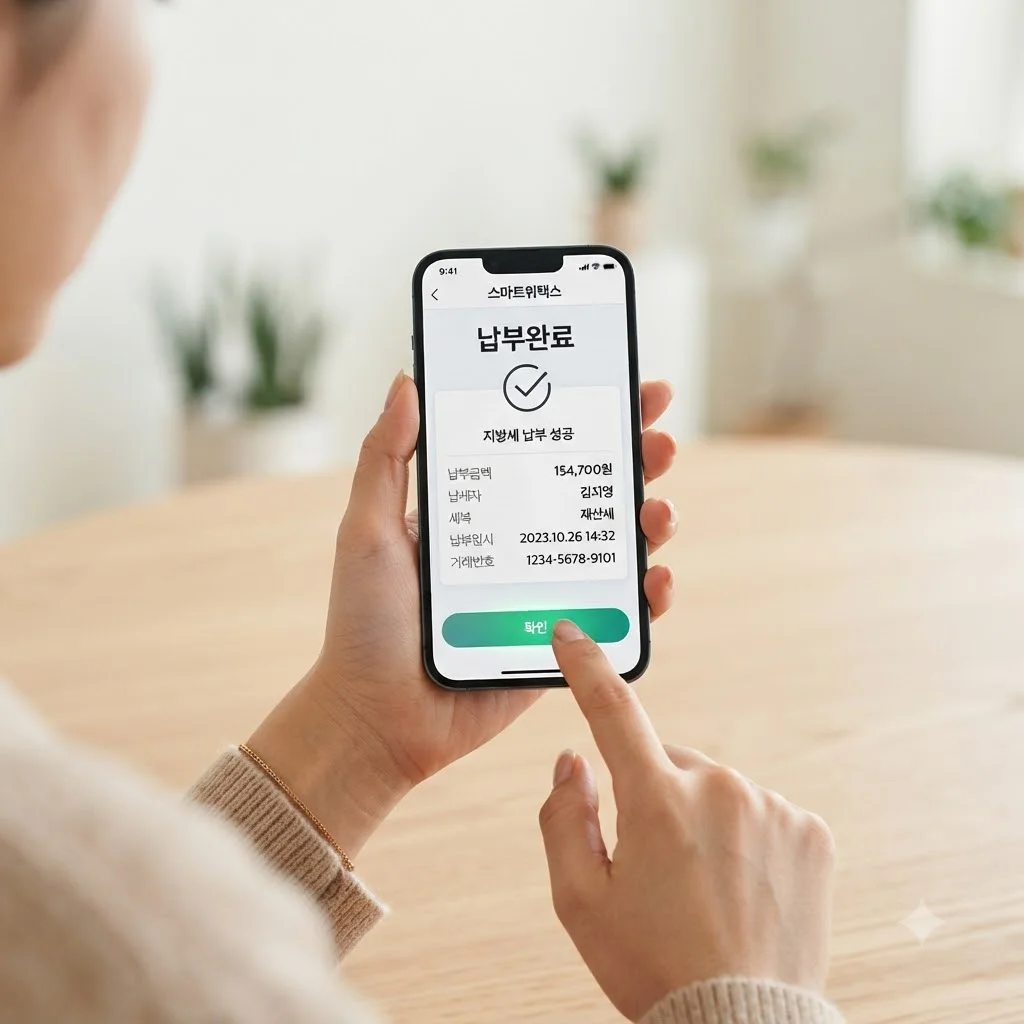 위택스로 1분 만에 주민세 납부하는 방법